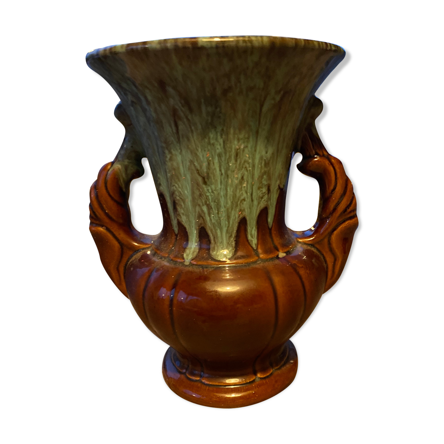 Ceramic amphora vase