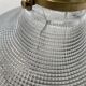 Vintage prismatic glass pendant lamp