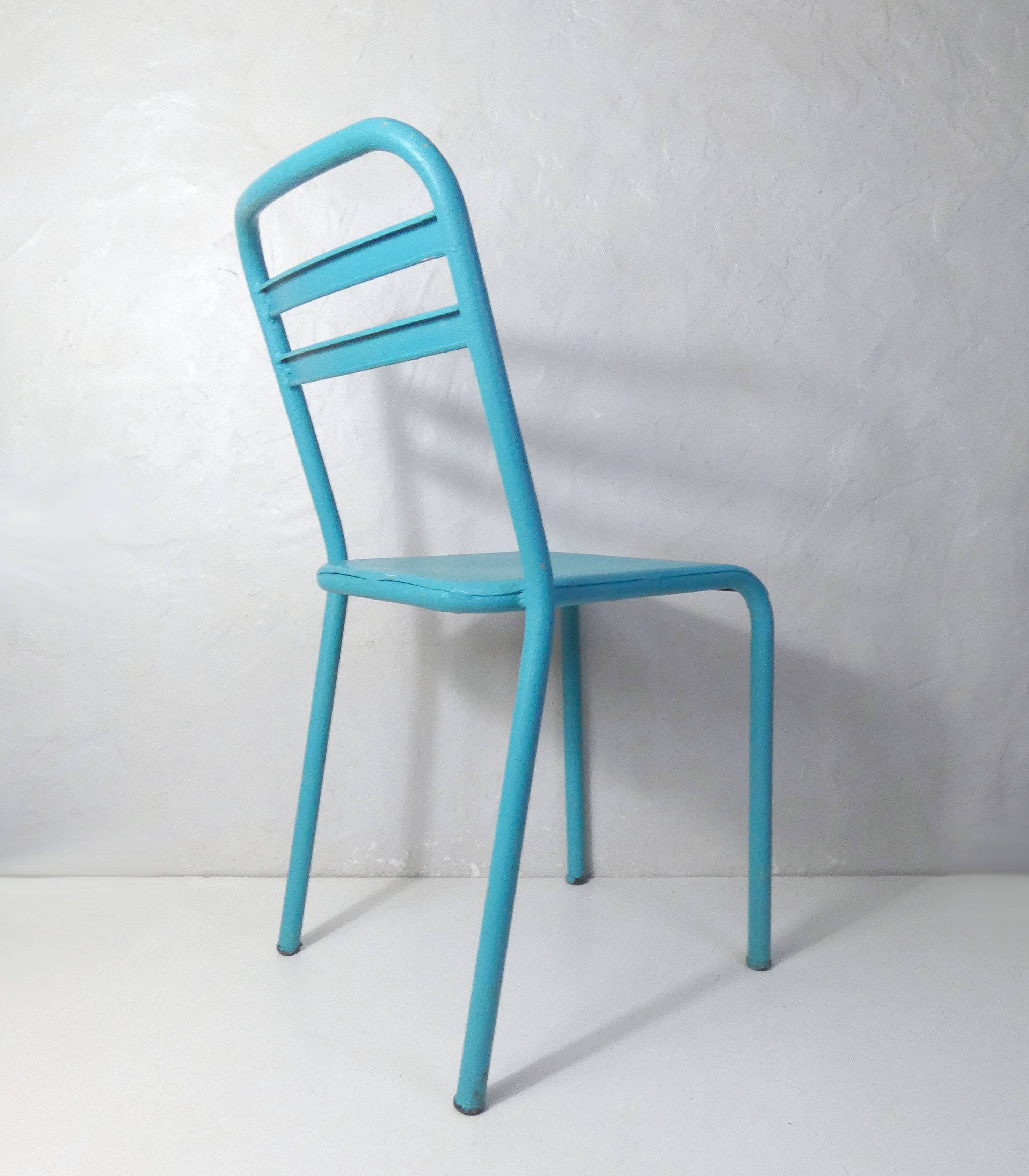 Ancienne chaise de jardin Tolix