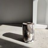 Side table in petrified wood