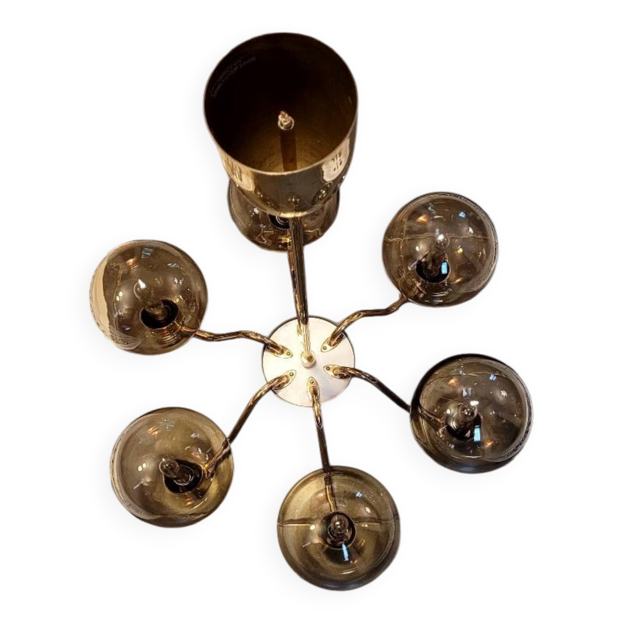 Hans Agne Jakobsson pendant light model T372/12 Patricia 1960