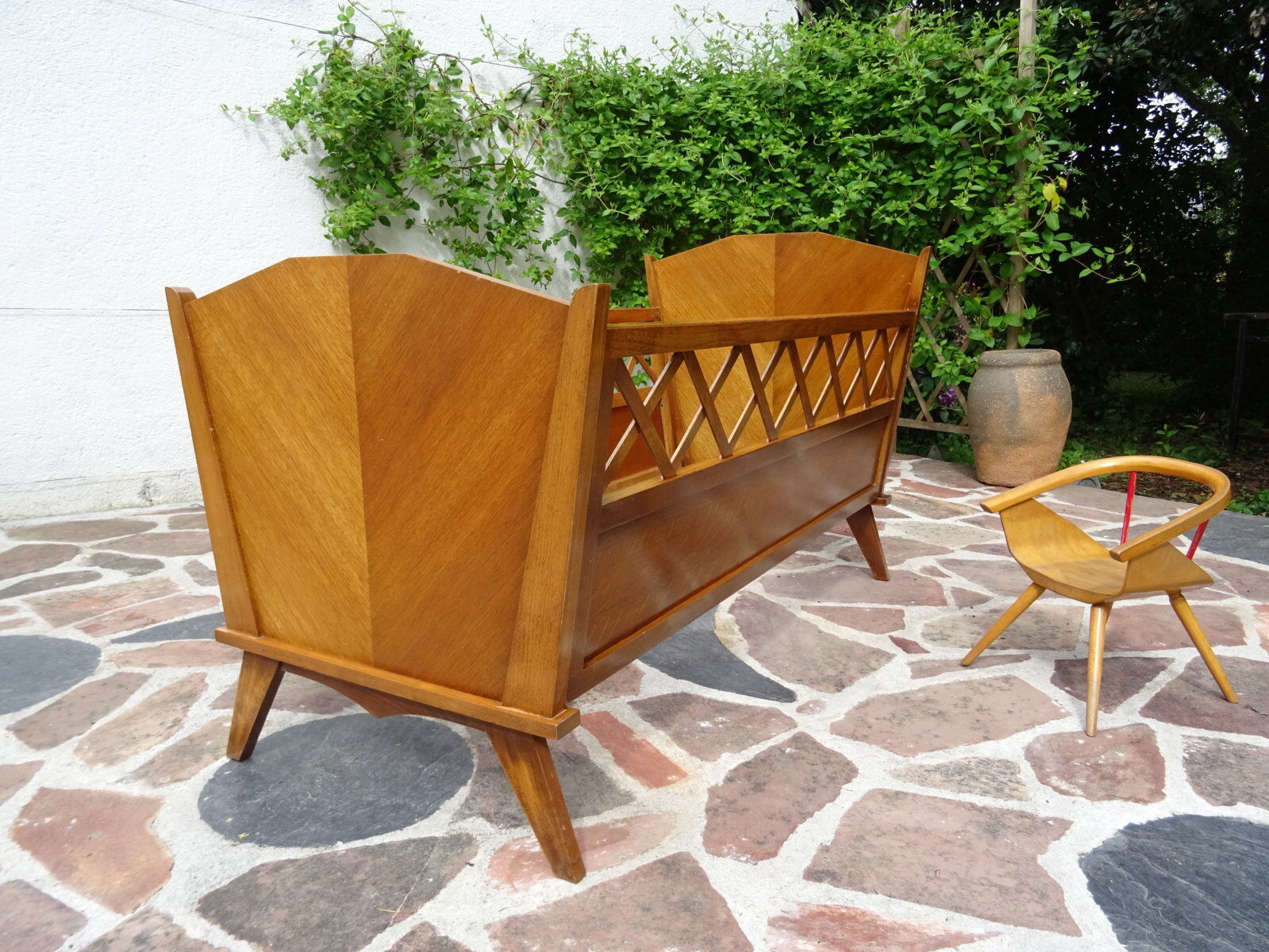 Children's bed with braces, 50s