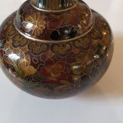 Pied de lampe en email cloisonné