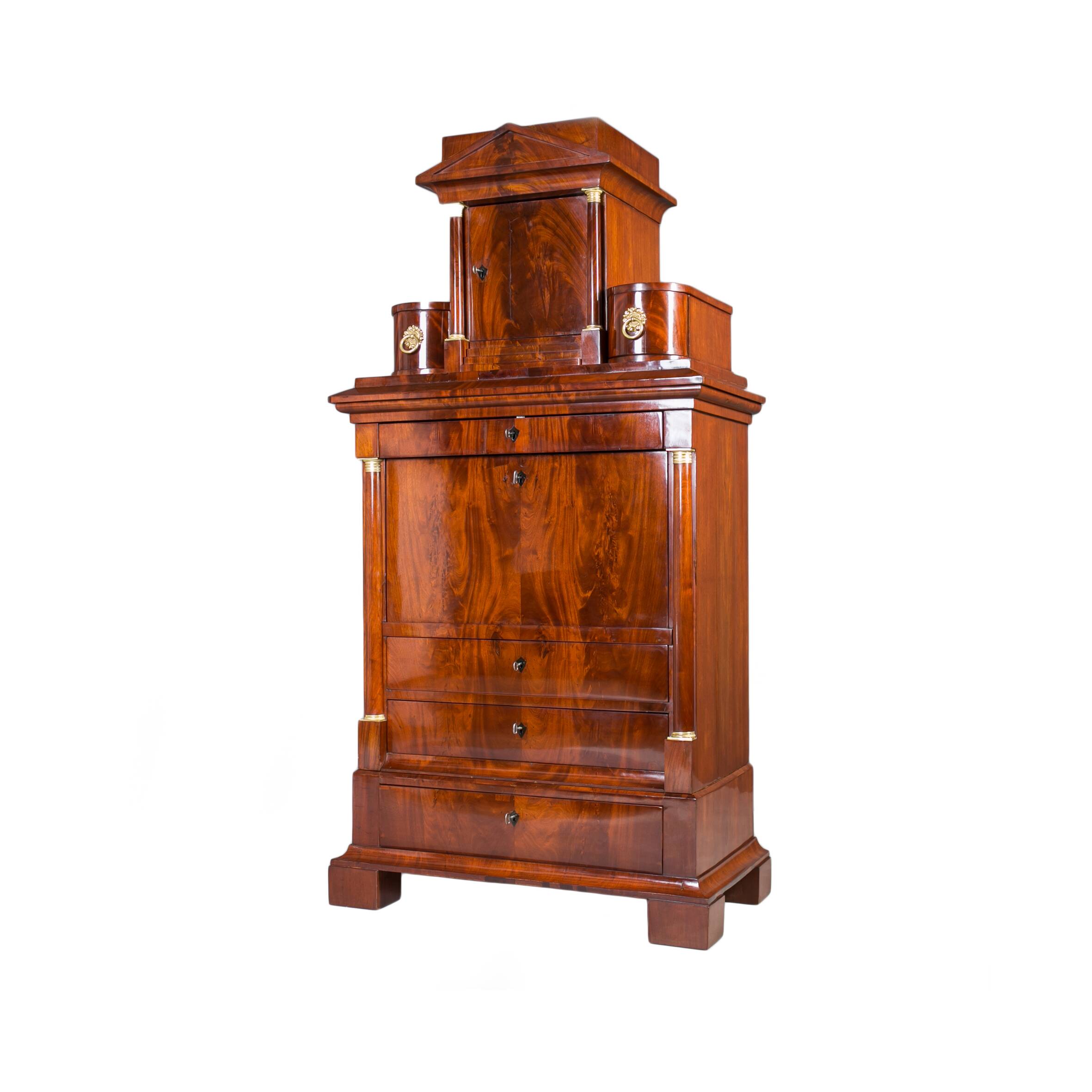 Biedermeier Secretary Desk, Germany, 19th Century