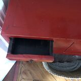 Chinese red lacquered console early twentieth century
