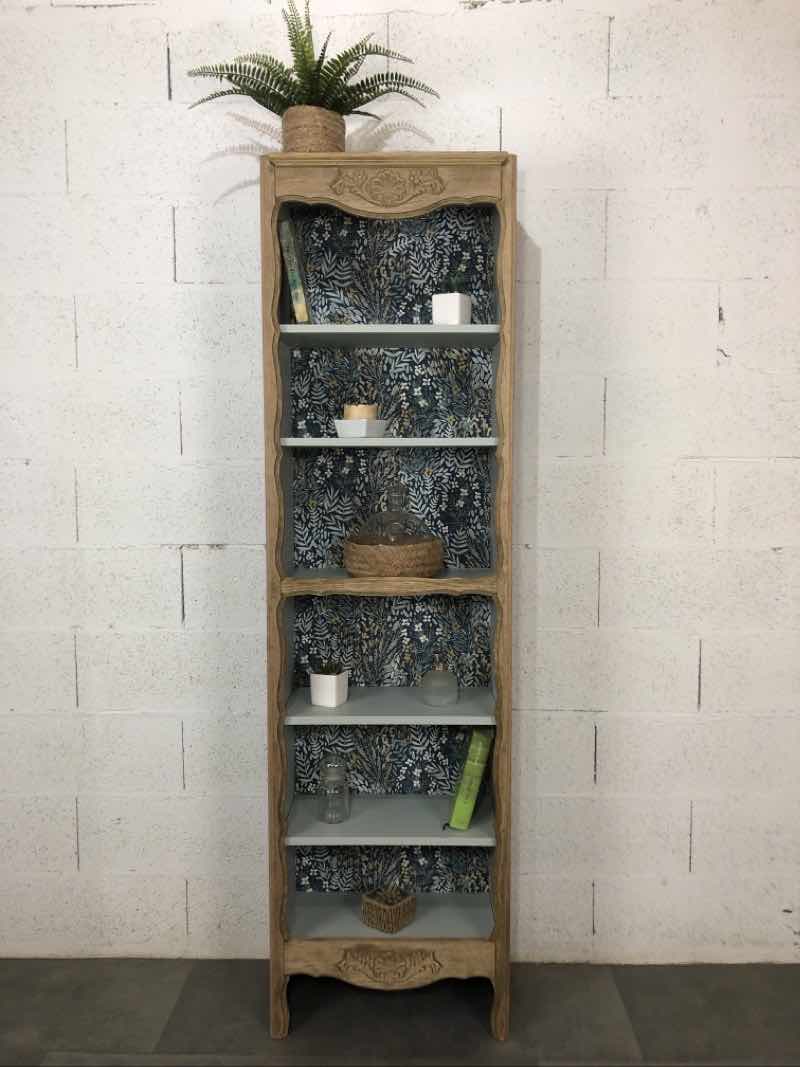 Old bookcase shelf