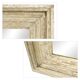 Mirror in patinated solid wood (106 x 75 x 7cm)