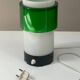 Small vintage lamp in plexiglass, Space Age style, 1970s.