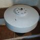 Vintage gray lamp, industrial style, 50s-60s