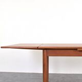 Mid-Century Danish Extendable Teak Dining Table from Rogenstrup Möbelfabrik