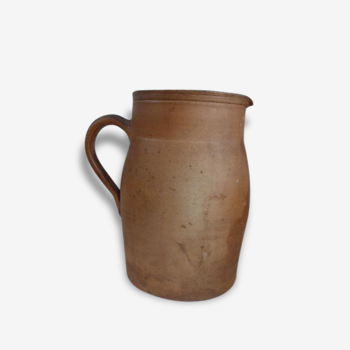 Great old stoneware pitcher