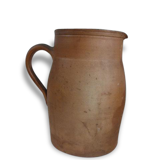 Great old stoneware pitcher