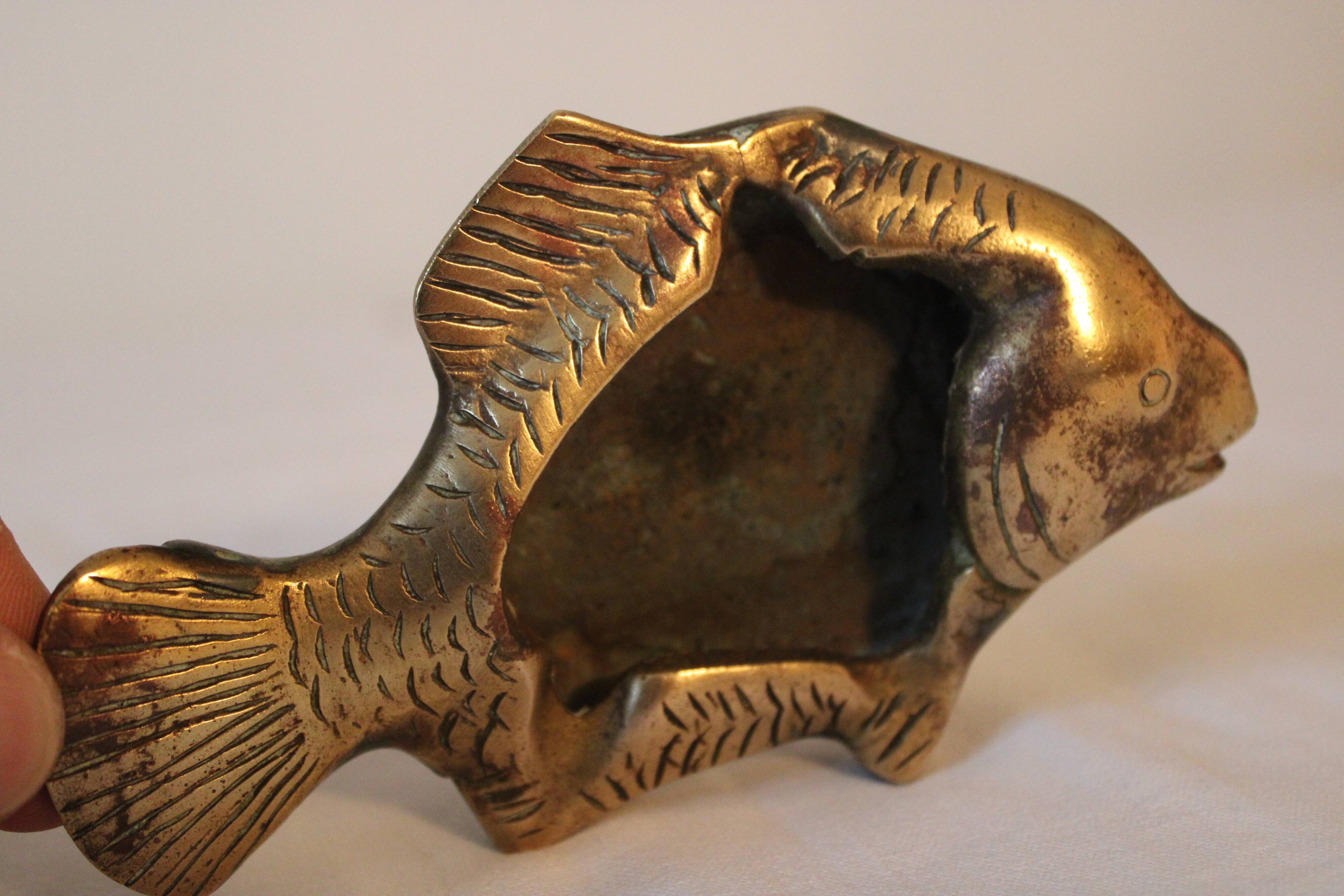 Brass ashtray