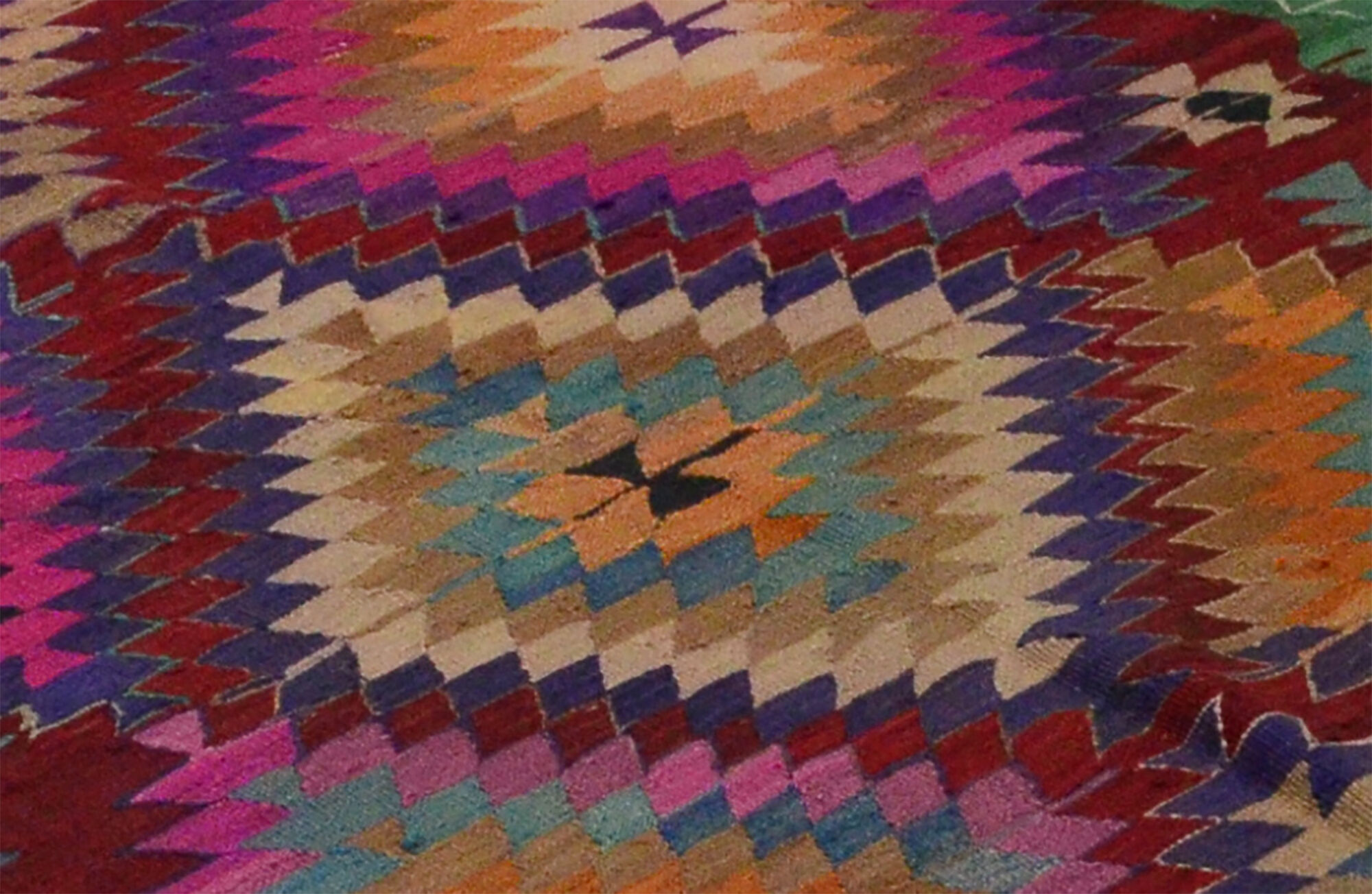Anatolian handmade kilim rug 291 cm x 148 cm