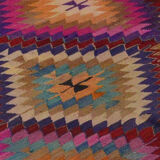 Anatolian handmade kilim rug 291 cm x 148 cm