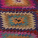 Anatolian handmade kilim rug 291 cm x 148 cm