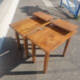 Paire de petite table tablette vintage