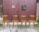 🪑✨ Set of 4 vintage HILLER chairs – Rare model with boomerang backrest -