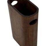 Porte-parapluies vintage en bois, design minimaliste des années 1960