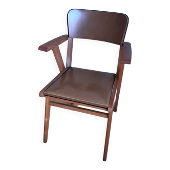 Vintage bridge armchair