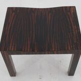 1930s Funkcionalist Beech Stool in Macassar Veneer, Czechoalsovakia