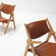 Vintage CH28 Sawbuck Lounge Chairs by Hans J. Wegner for Carl Hansen, 1960s, Set of 2