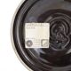 Gabbianelli black glazed ceramic bowls, 1970s, set of 6.