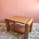 Vintage bedside table in elm