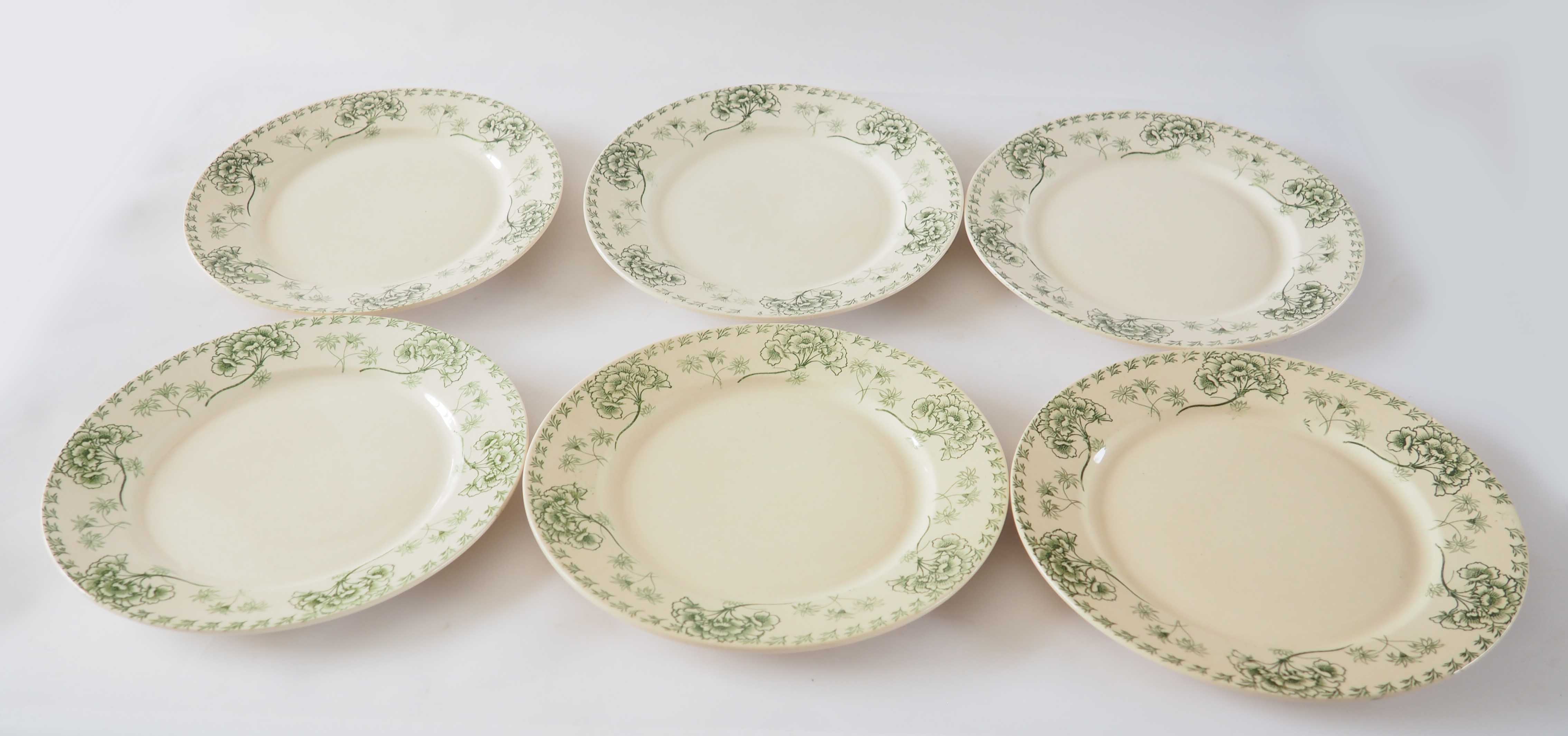 6 plates Terre de Fer Palmyra