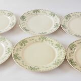 6 plates Terre de Fer Palmyra