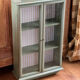 Wall display cabinet wood
