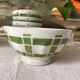 Old faceted bowls