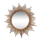 Miroir soleil en rotin vintage