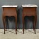 Pair of marquetry bedside tables, Louis XV style – 1960