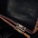 Old wooden kitchen storage box