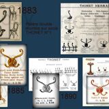 Large double patère 19th century THONET