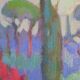 Oil on canvas of a bouquet of flowers by Espel Vives