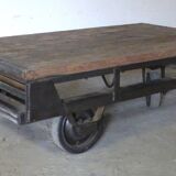 Coffee table factory cart