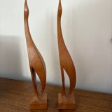 Mid Century Bird Bookends