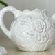 White slurry teapot