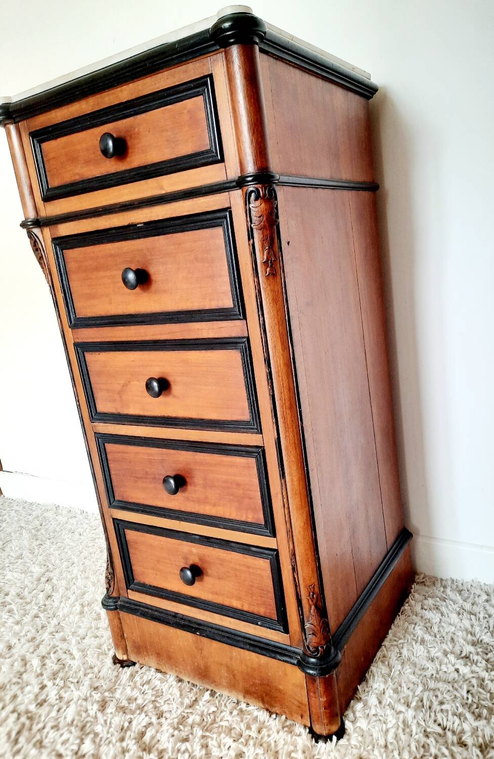 Commode ancienne haute