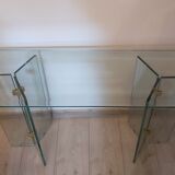 Tempered glass console