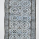 5x8 faded blue handmade turkish rug 260x150cm