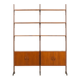 Italian free standing wall unit in teak, 1960s