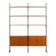 Italian free standing wall unit in teak, 1960s