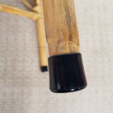 Old chair in Osier and Bamboo 60s