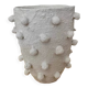 Vase vintage relooké blanc