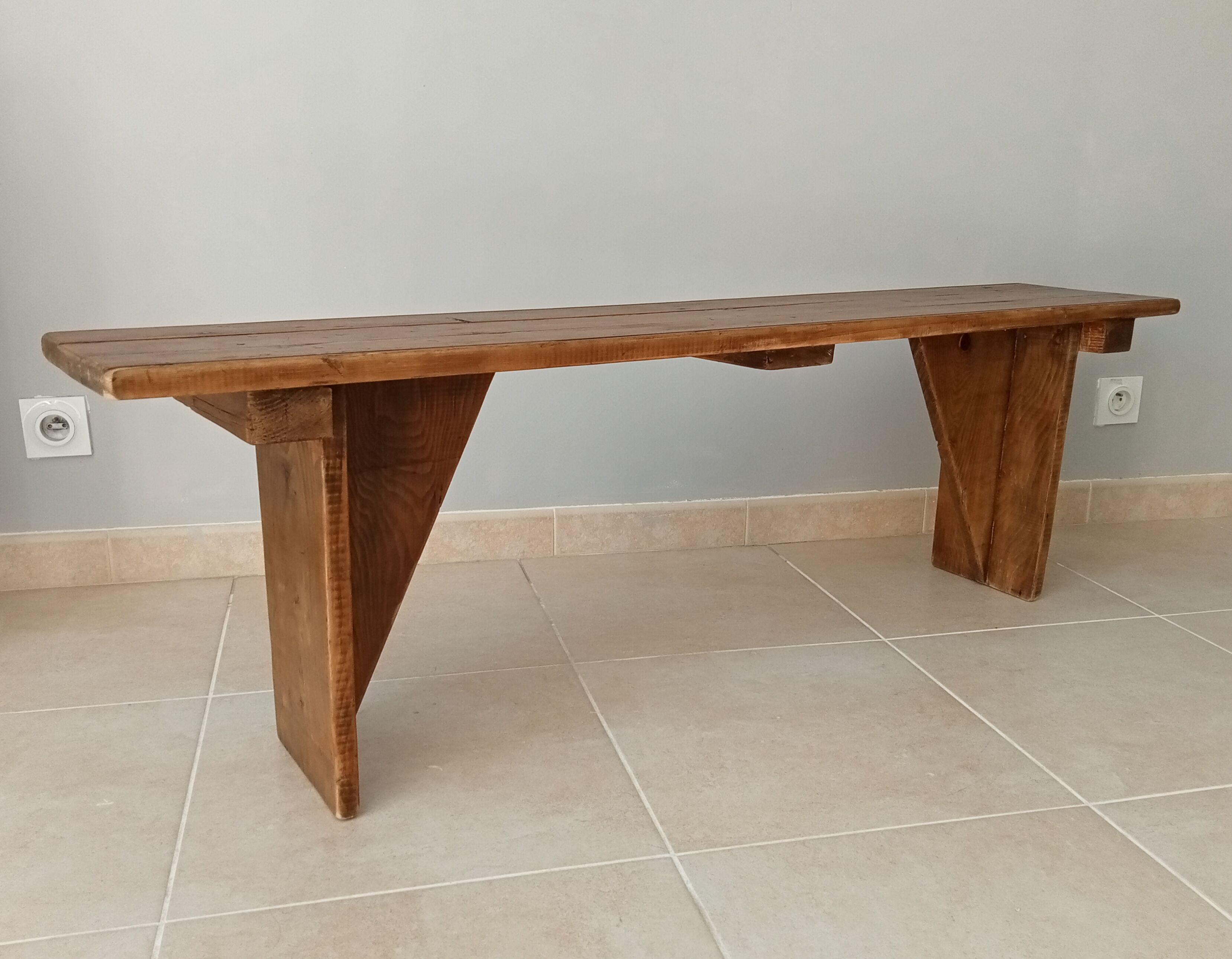 Vintage country bench 70s