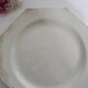 Creil and Montereau plates, 19th century, Perle model, ivory / set of 4