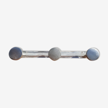 Wall coat rack 3 aluminum hooks